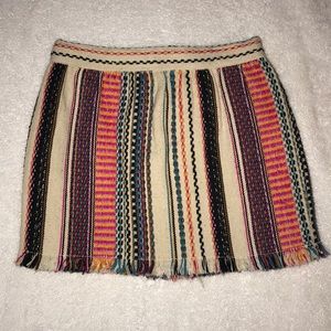 Multi-colored peek Skirt